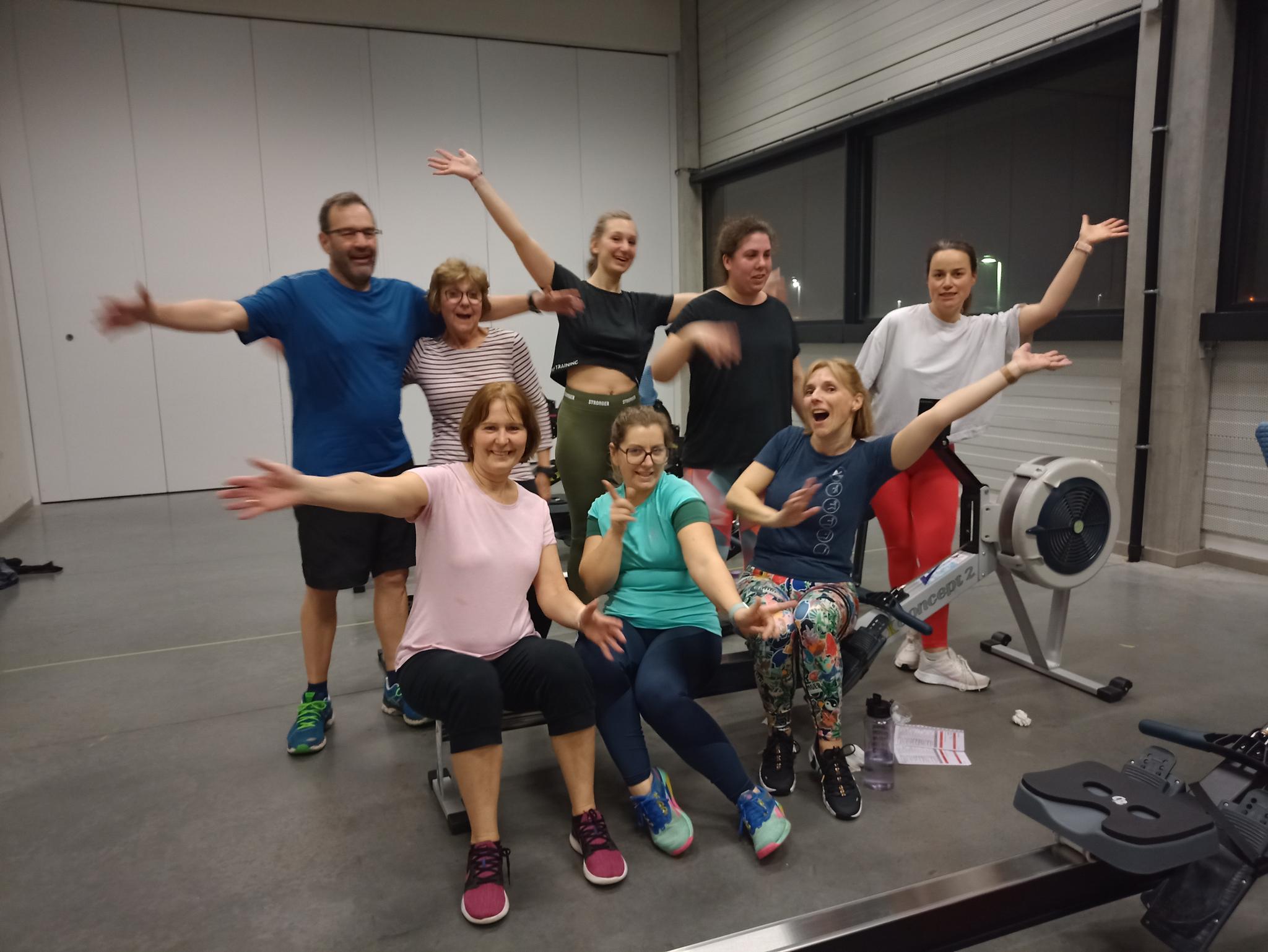 Resultaten indoor roeien